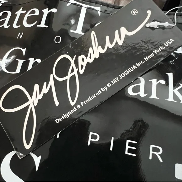 PVC Vinyl Jay Joshua Chicago Tote Bag with Tags; Never Used - Picture 5 of 10